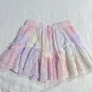 LoveShackFancy mini skirt- size small
